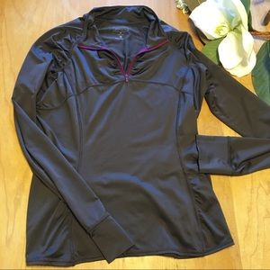 Athleta Zip Intrepid Athletic Run Sun Pullover M